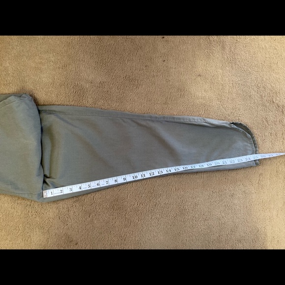 Marine Layer Allison Pant Dolphin Hem Dusty Olive Color Elastic Waist Size Small - Picture 12 of 13